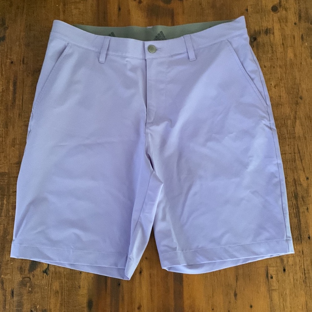 Adidas Men's Ultimate 365 Lavender Golf Grip Waist Performance Shorts Sz 32